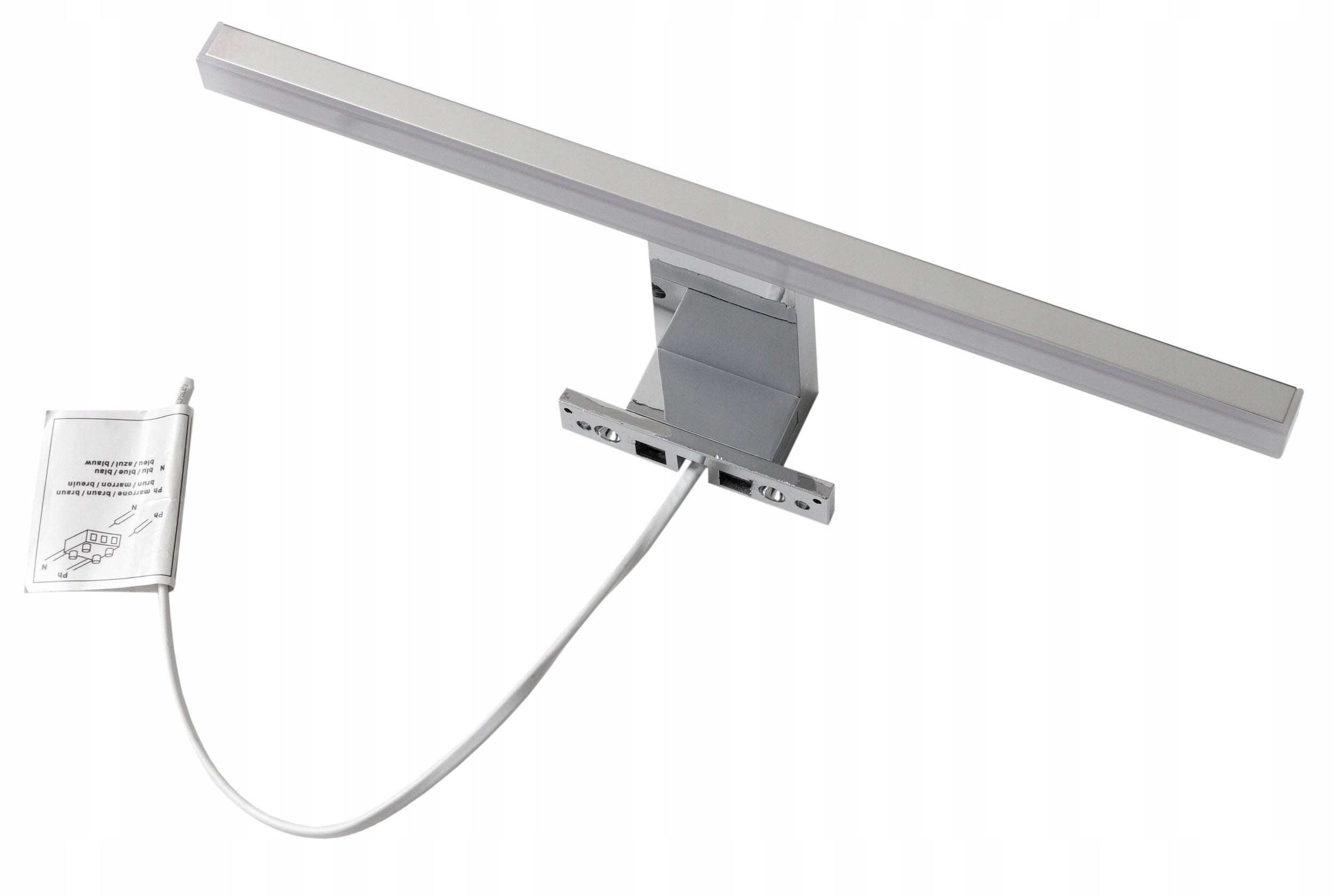 Szafka łazienkowa z lustrem oświetleniem lampką led lustrzana wisząca 80 cm - 8