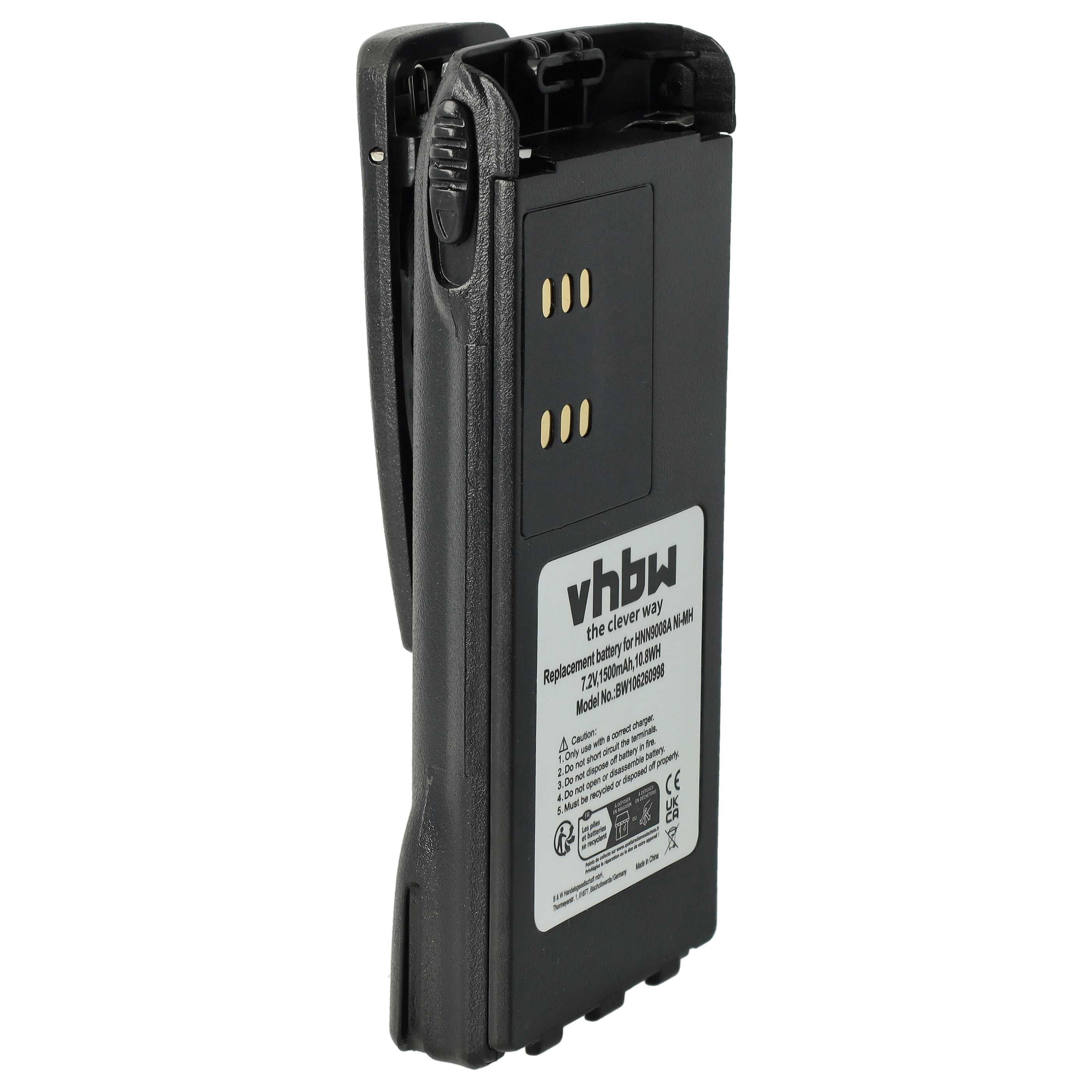 Radio Transmisor Pilas Vhbw Batterie Compatible Avec Motorola