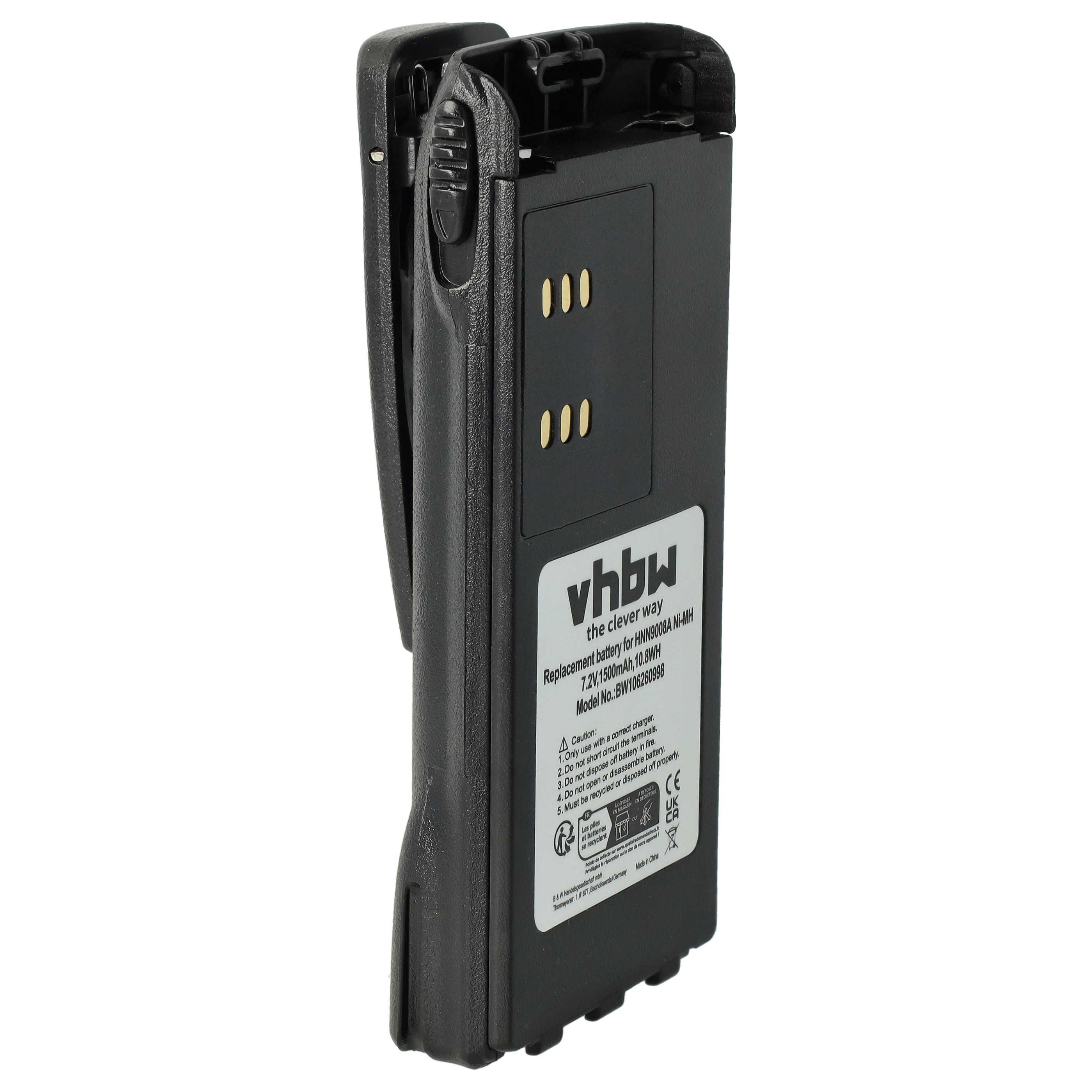 Radio Transmisor Pilas Vhbw Batterie Compatible Avec Motorola