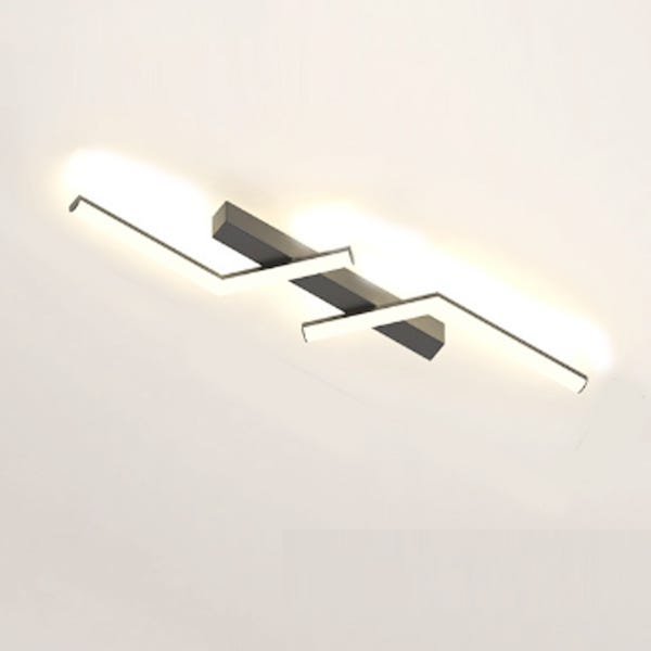 Plafonnier De 100 Cm De Long Lumi re Blanche Suspension Noire plafonnier-de-100-cm-de-long-lumi-re-blanche-suspension-noire