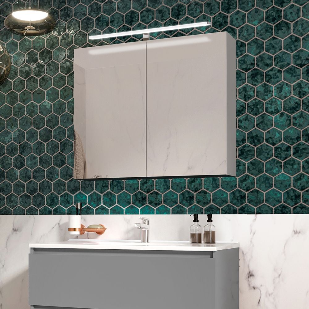 Applique Murale Salle De Bain ARIC Talasso B99.00 – Blanc, Avec Ampoule LED 6W, Neuve