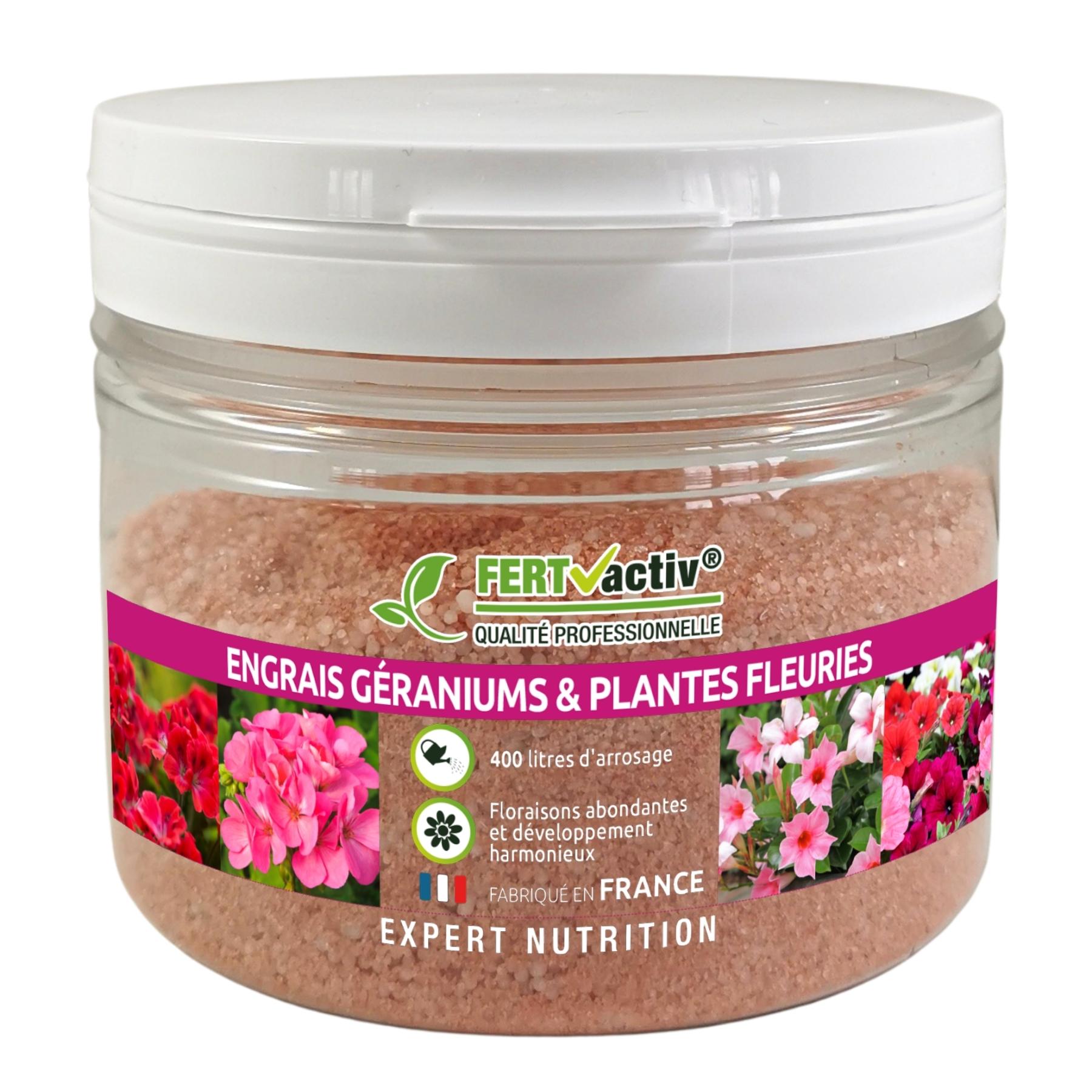 FERTACTIV Engrais Géraniums et Plantes Fleuries, 400g Leroy Merlin