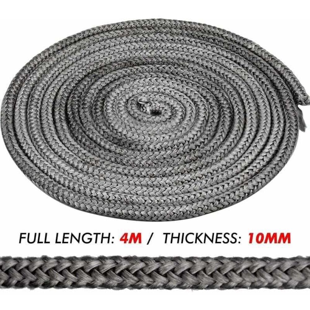 Cordon D'Étanchéité Pour Poêle à Granulés - 6mm Avec Colle Rouge - Marque Cadel