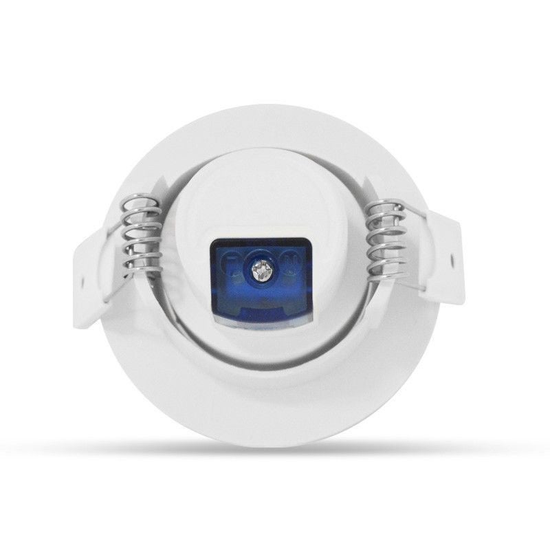 Spot LED Encastrable 90mm - 5W - Blanc Chaud 3000K - Pack de 3 - Orientable - 3
