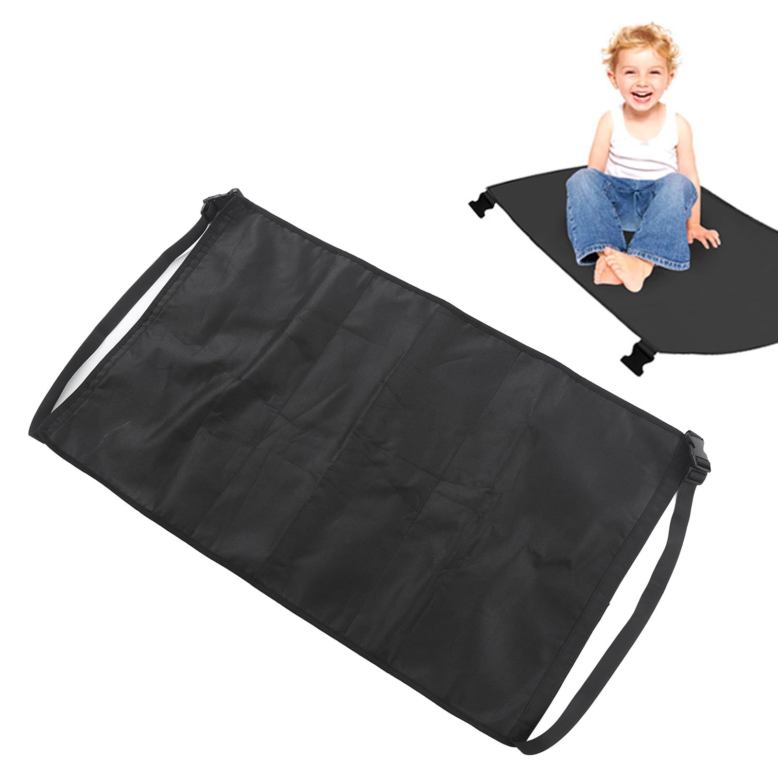 Rallonge de siège d'avion pour enfants, hamac portable et pliable pour repose-pieds d'avion pour tout-petits, soulage l'inconfort lors de longs voyage - 9