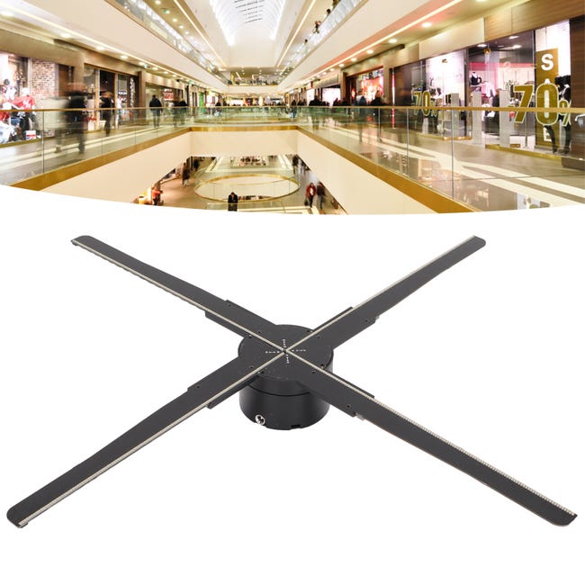 Ventilatore Ologramma 3D LED 16.5" - Proiezione Olografica Per Pubblicità E Negozi, Controllo WiFi - Foto 7