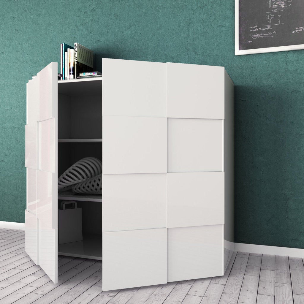 Credenza LONDON bianco - 5