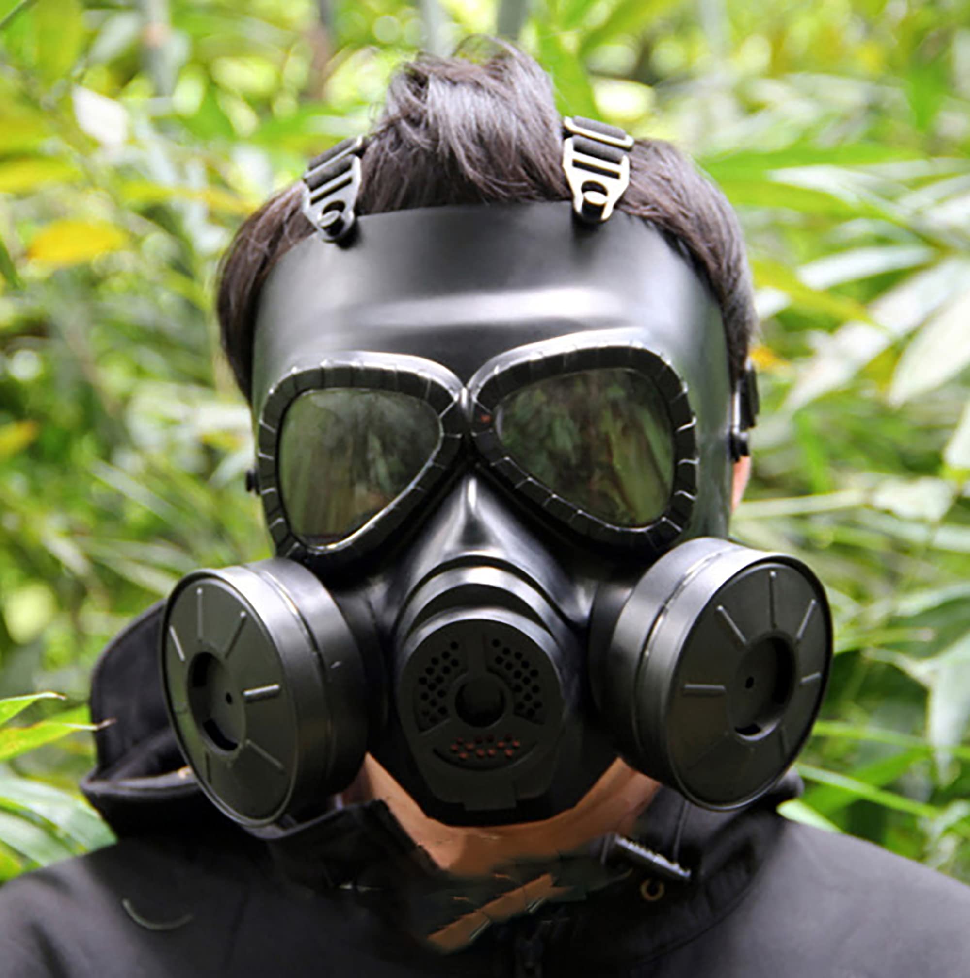 Masque anti-buée à double ventilateur pour Airsoft et Paintball - Noir - 7