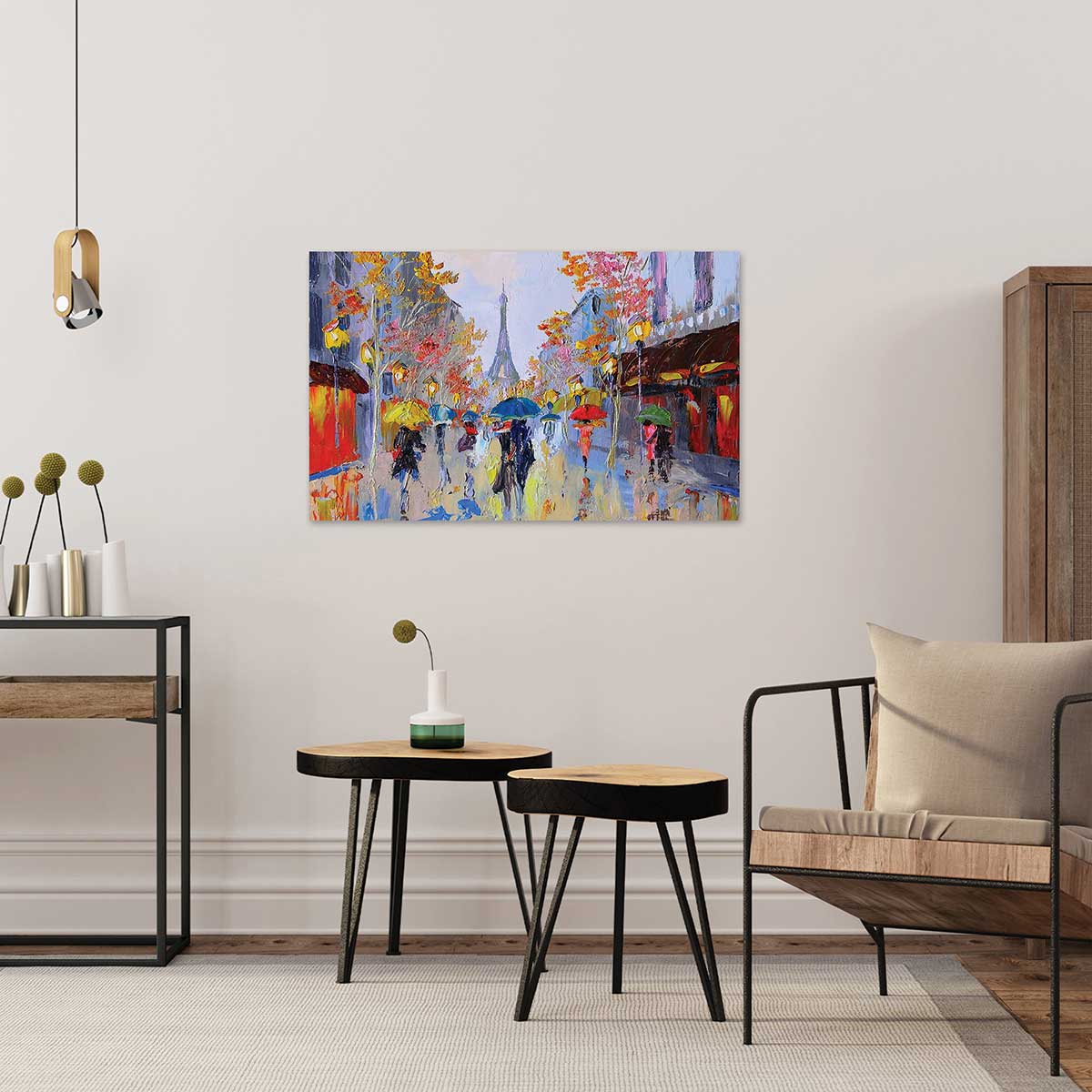 Cuadro de reproducción Cartel apuestas bajo la lluvia, 80x50cm - 2