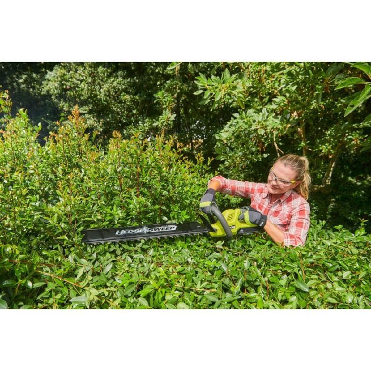 Taille-haies 36V RYOBI - Lame 60cm - Batterie 2,0Ah - Chargeur - RY36HT60A-120 - 9