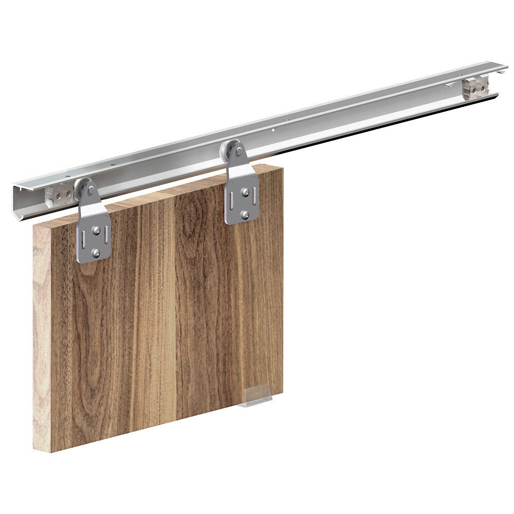 Système coulissant SLID'UP 120 pour 1 porte de placard - rail 1,5 m - 45 kg - 3