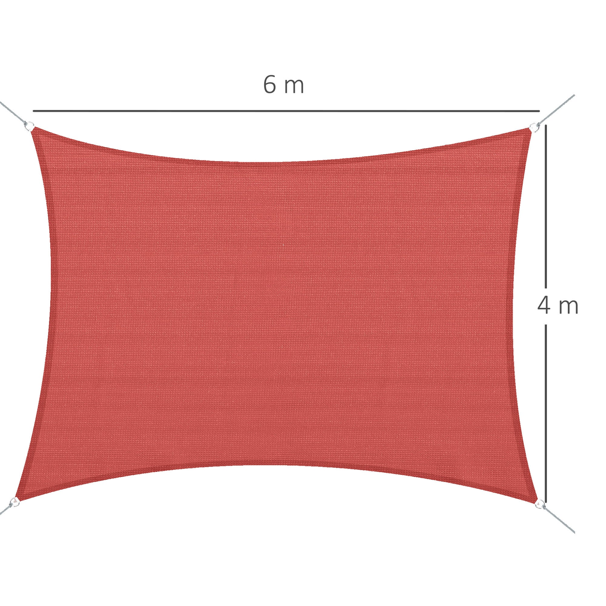 voile d'ombrage Plastique Outsunny - 3