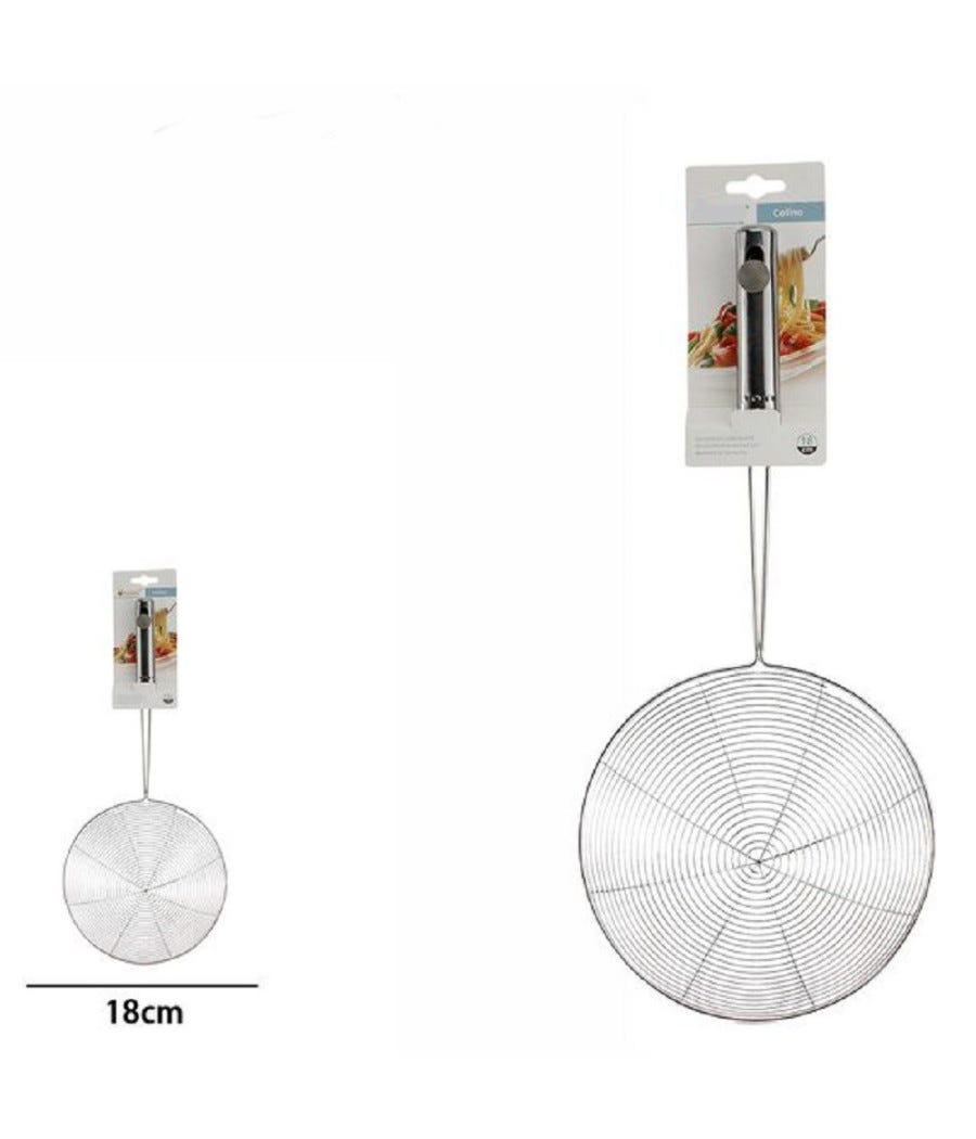 Colino A Rete Fine In Acciaio Inox - Per Farina, Frittura E Filtraggio - Manico Lungo Sicuro - Foto 2