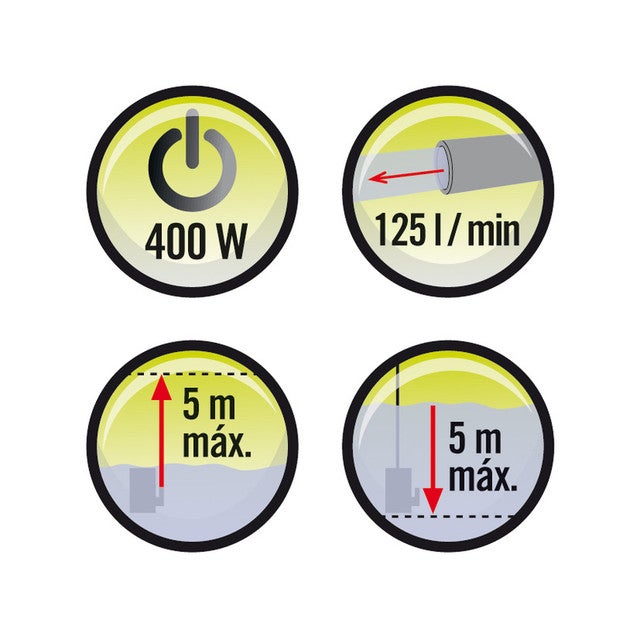 Bomba drenaje LISTA Hidrosub AS-125 - 2
