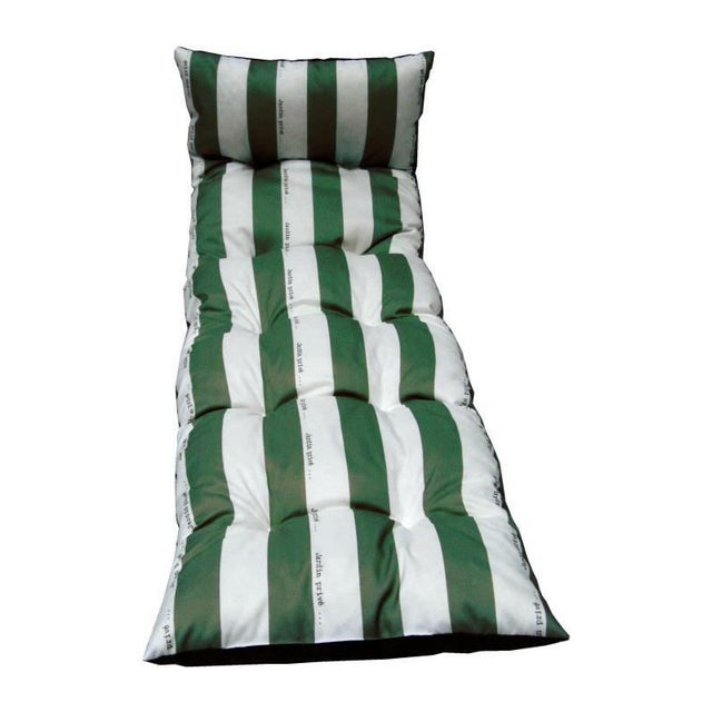 JARDIN PRIVE Bain de soleil Flocons Cancale Jp - 180 x 56 x 10 cm - Vert