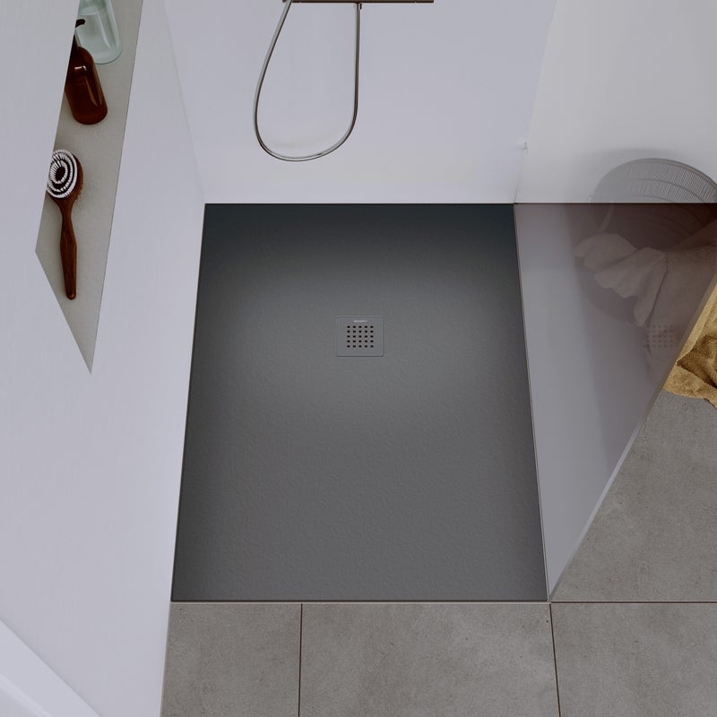 Duravit DuraBayas brodzik odlew mineralny 100x90 cm ciemnoszary mat