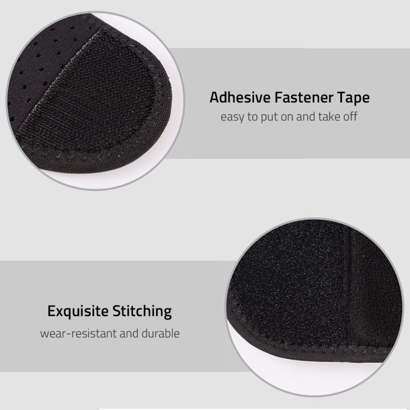 Genouillère de sport ajustable avec bandage de protection et stabilisateur latéral en métal - 4