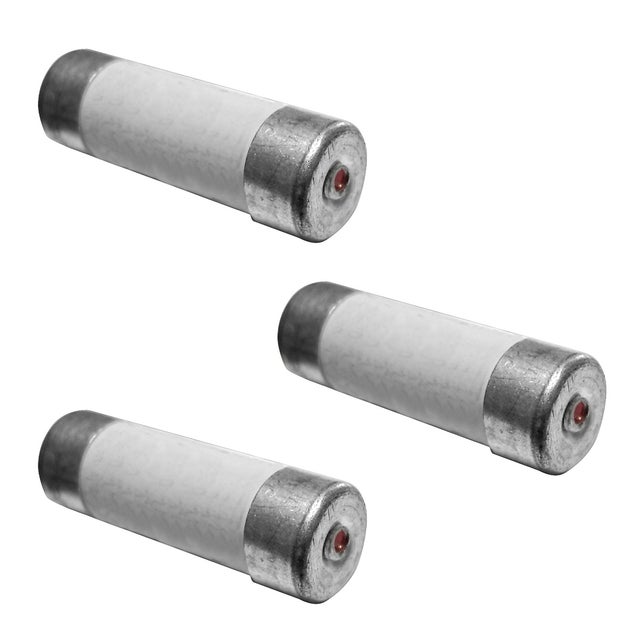 3 fusibles céramique 8,5x 31,5 20A à voyant NF - Zenitech