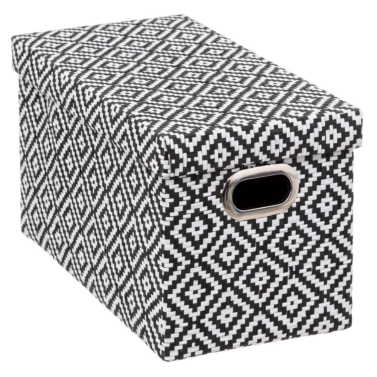 Cestino Portaoggetti In Tessuto Grigio Chiaro Mix N Modul 15x31cm – Five