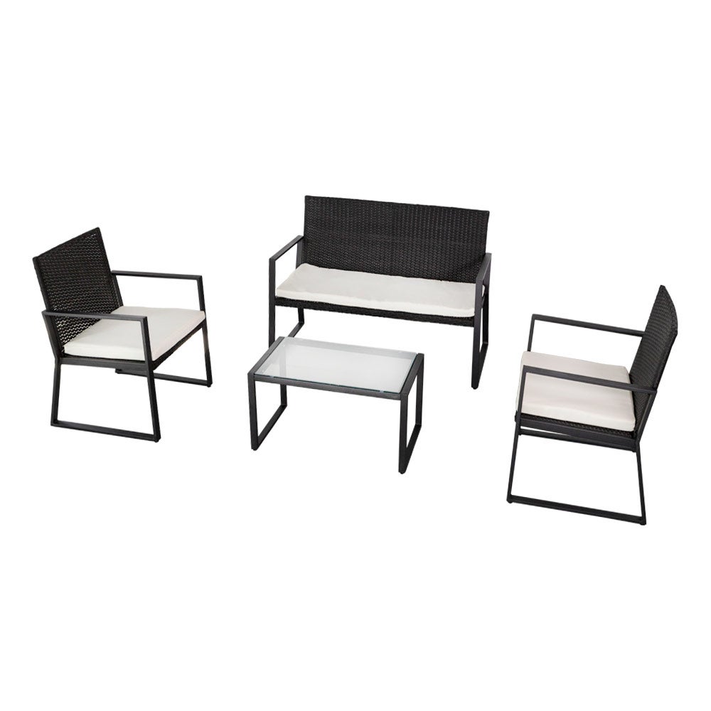 Conjunto muebles ratán para jardín aktive garden