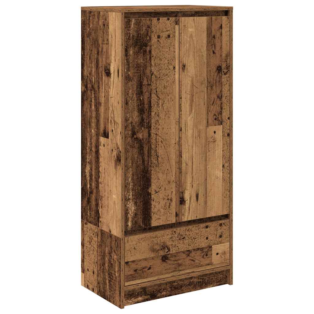 Maison Exclusive - Armario con cajón de madera vieja 55,5x34x119,5 cm - 2