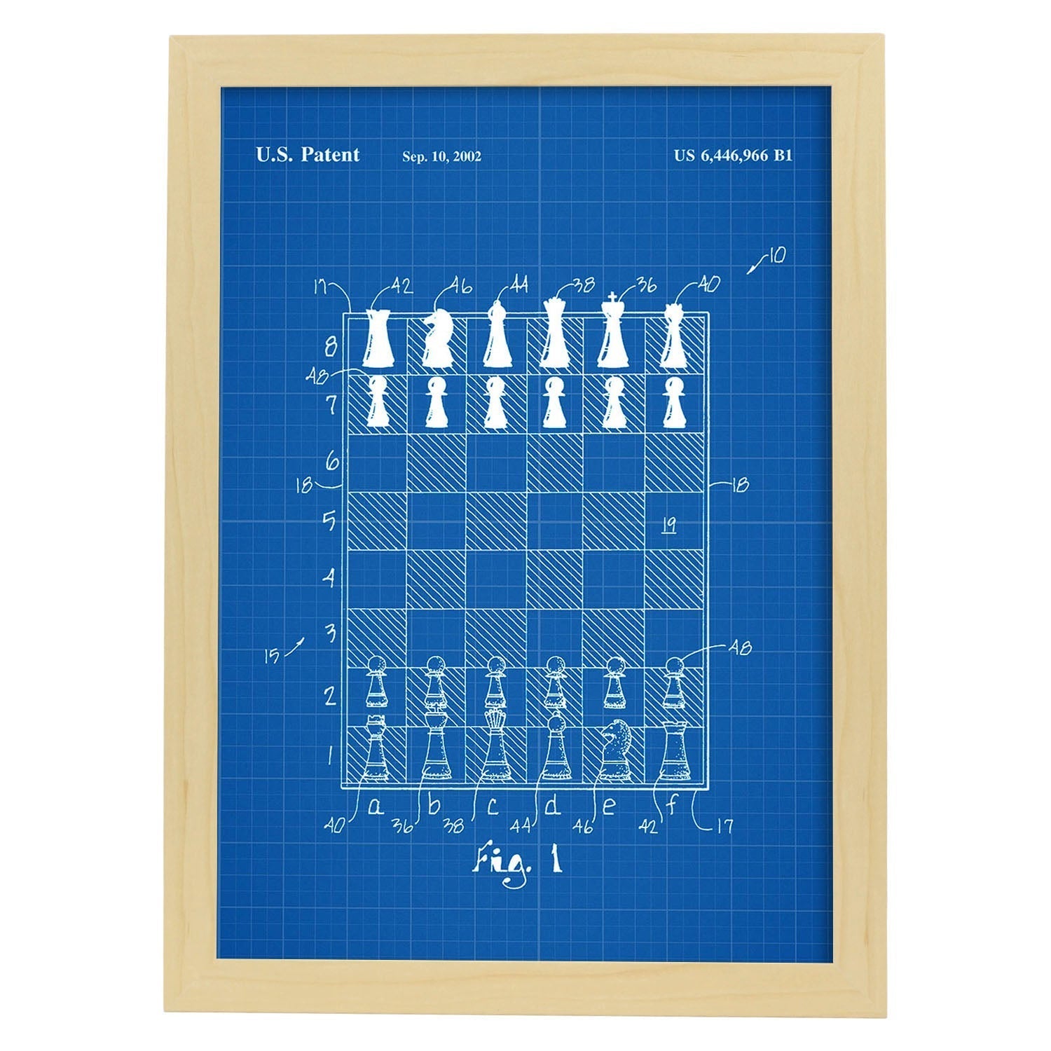 Vieille Affiche De Brevet Baseball (cadre Noir, Style Rétro) Super Déco !
