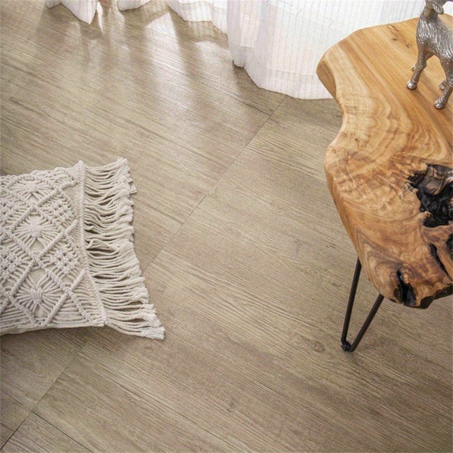 24 dalles de sol en vinyle autocollant, motif grain de bois, 30*30cm-MY-811012 - 2