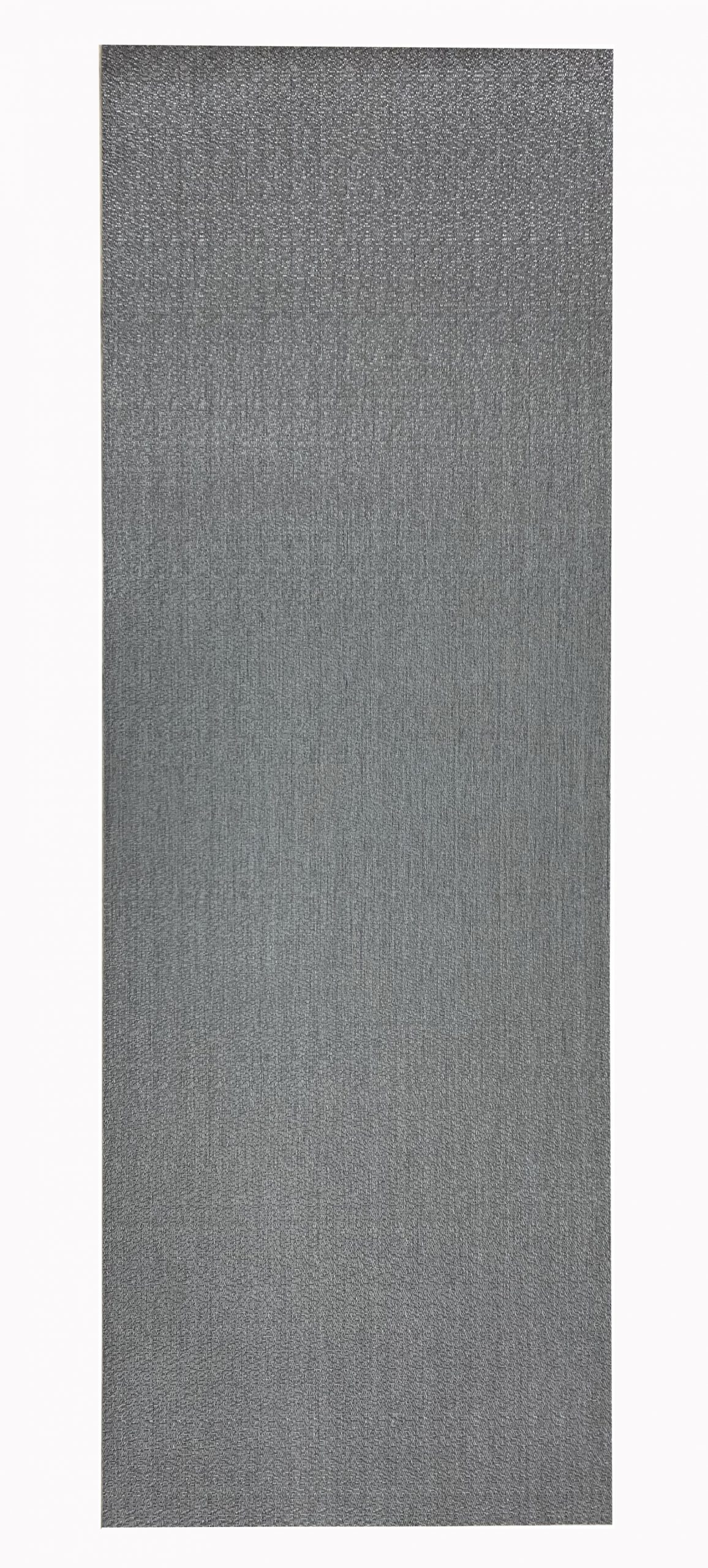 Alfombra resistente vinil 801 , alfombras tadi &imperio 1979, color gris plata, 70x400 cm