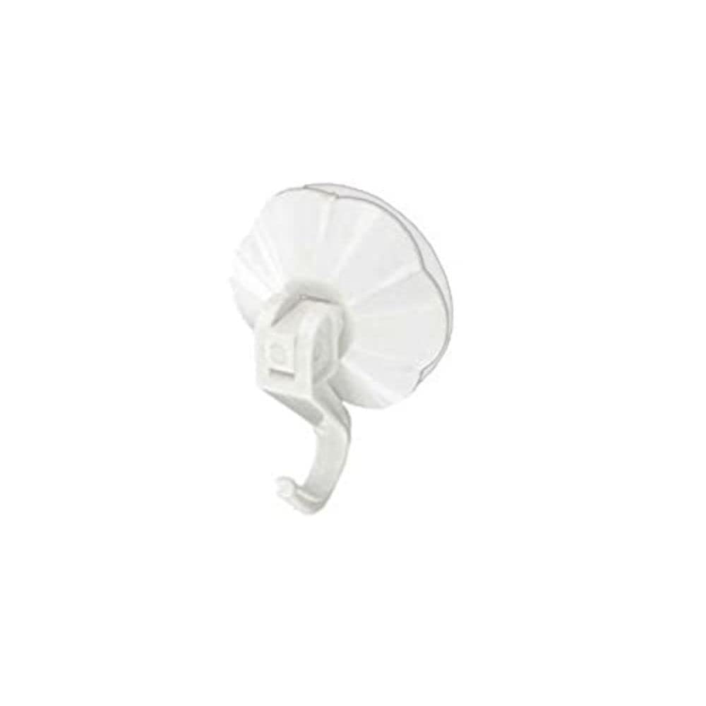Merriway BH00245 Gancio a Ventosa con Azione a Leva Bianco Set di 3