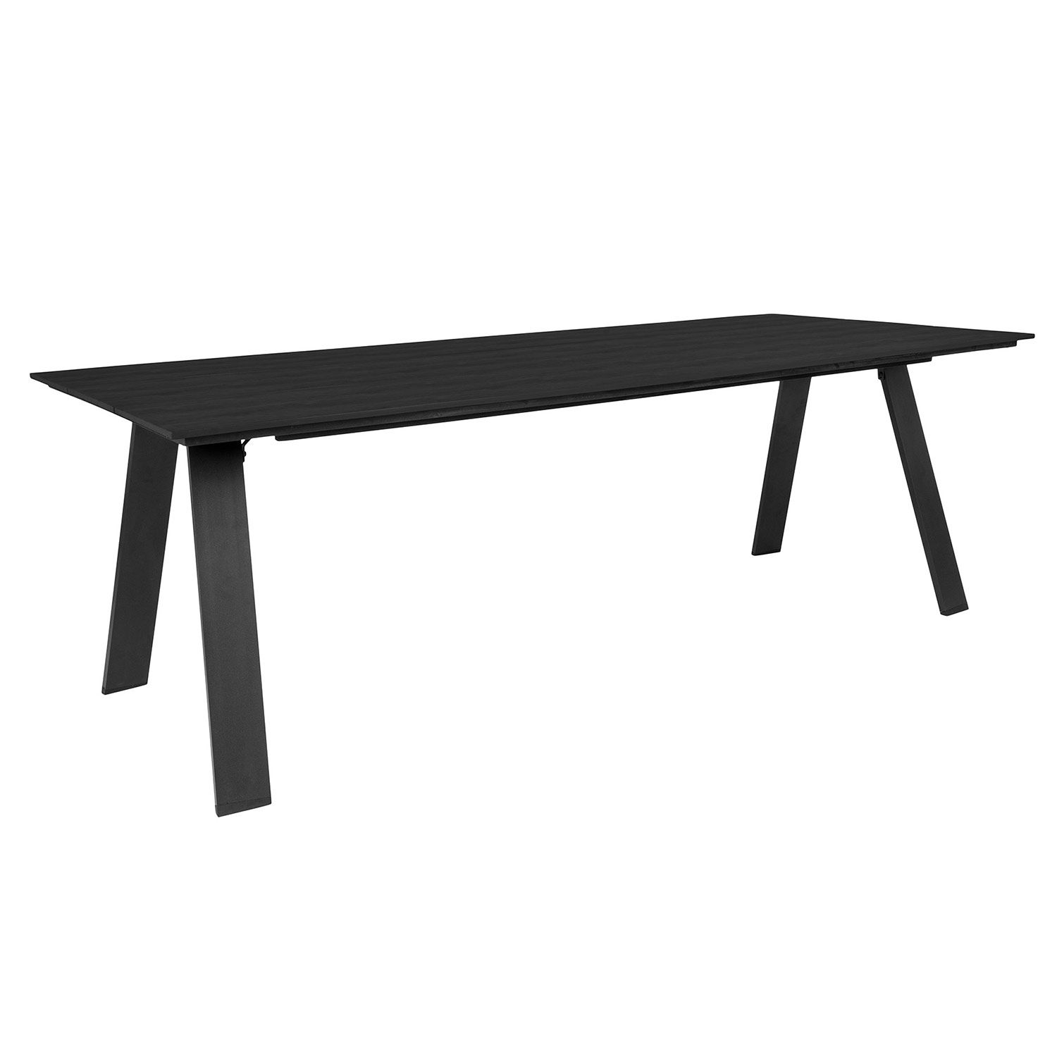 Toronto stół ogrodowy 100x220cm niedrewniane czarny.