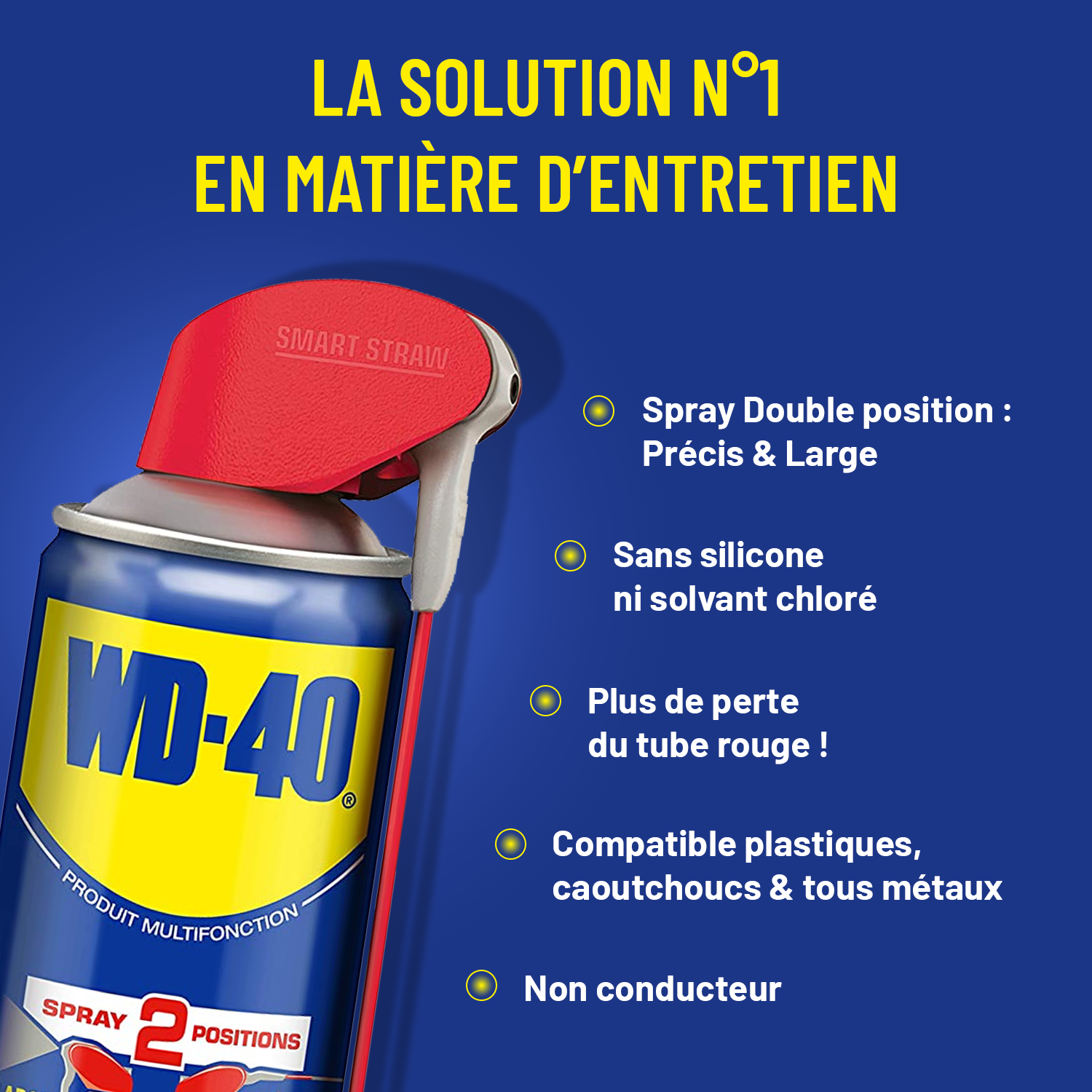 Produit multifonction WD-40 500 ml 33034 - 3