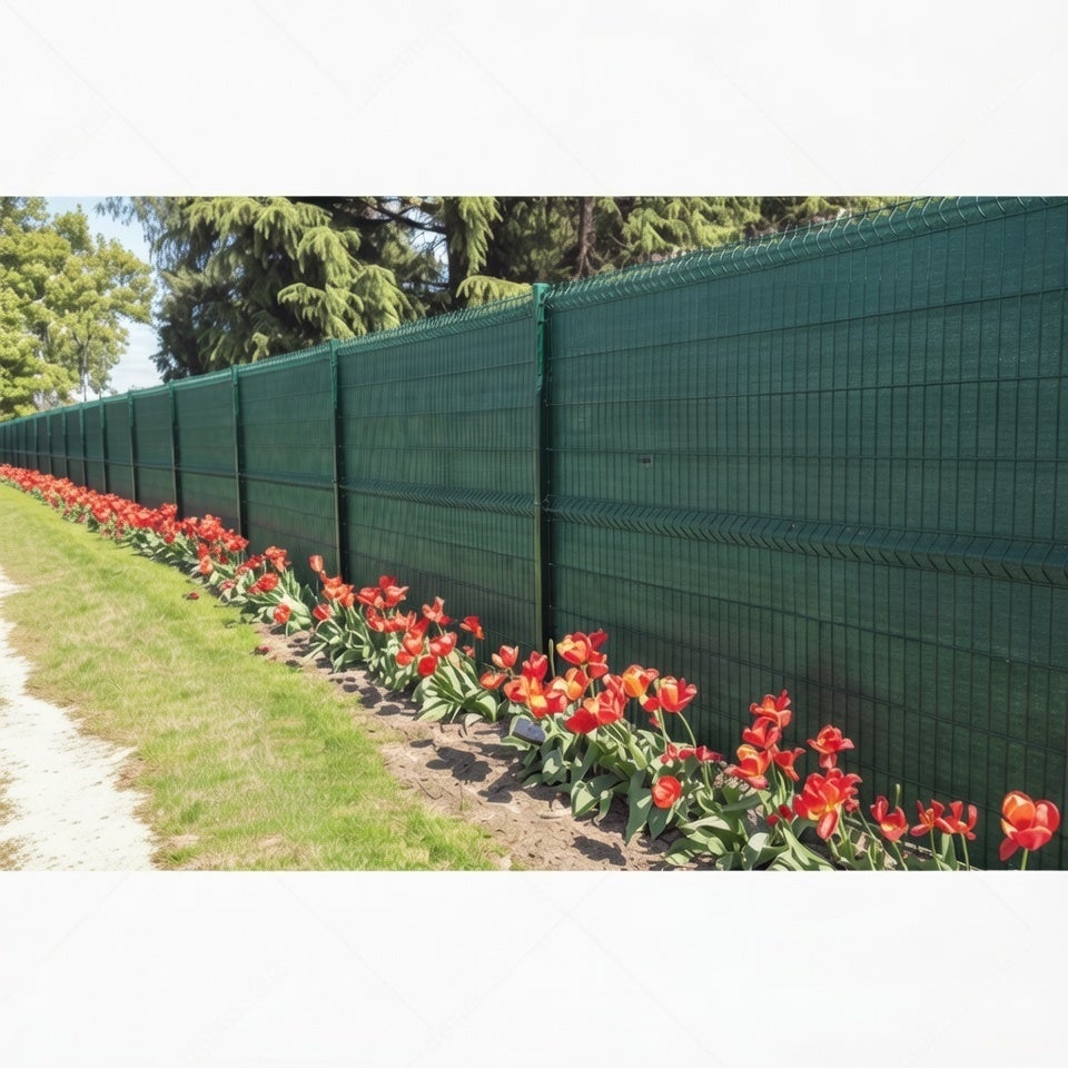 Brise vue vert bronze 1.20m x 25m 230g/m² 95% occultant - 2