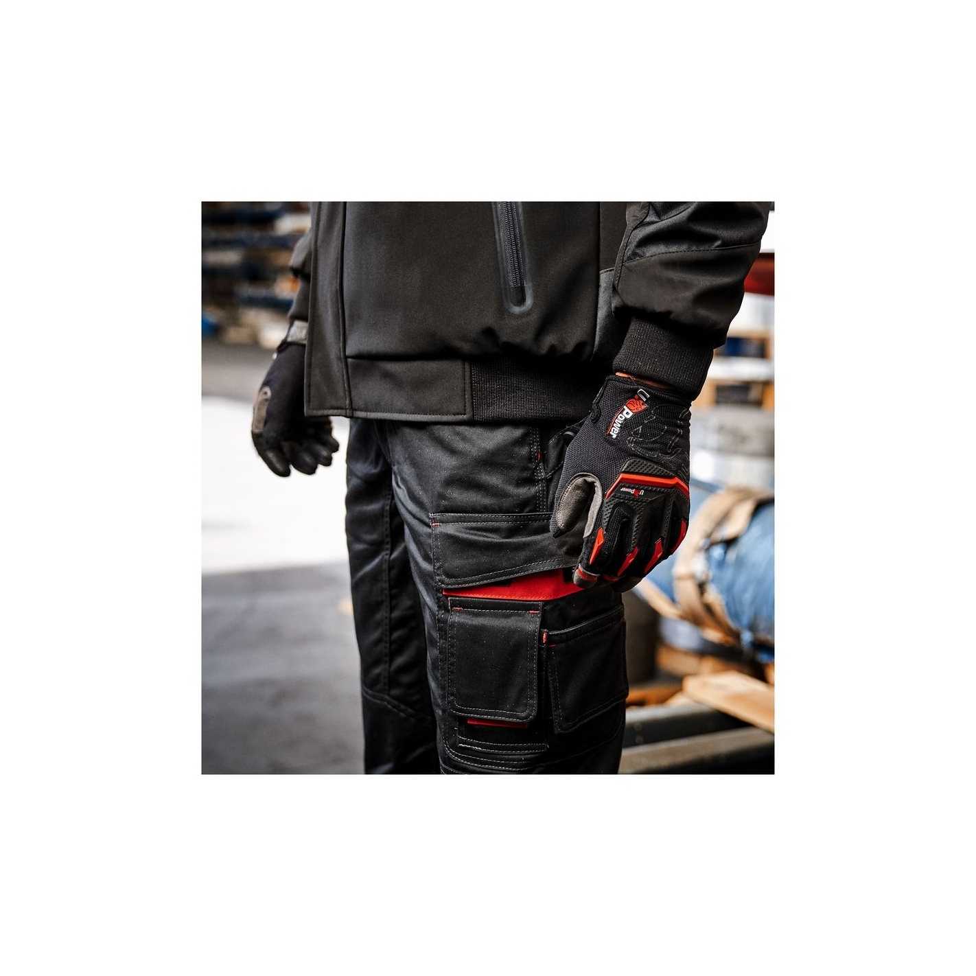 U-Power - Veste en tissu Softshell rembourrée Stretch noir BLAZE - Noir - M - 9