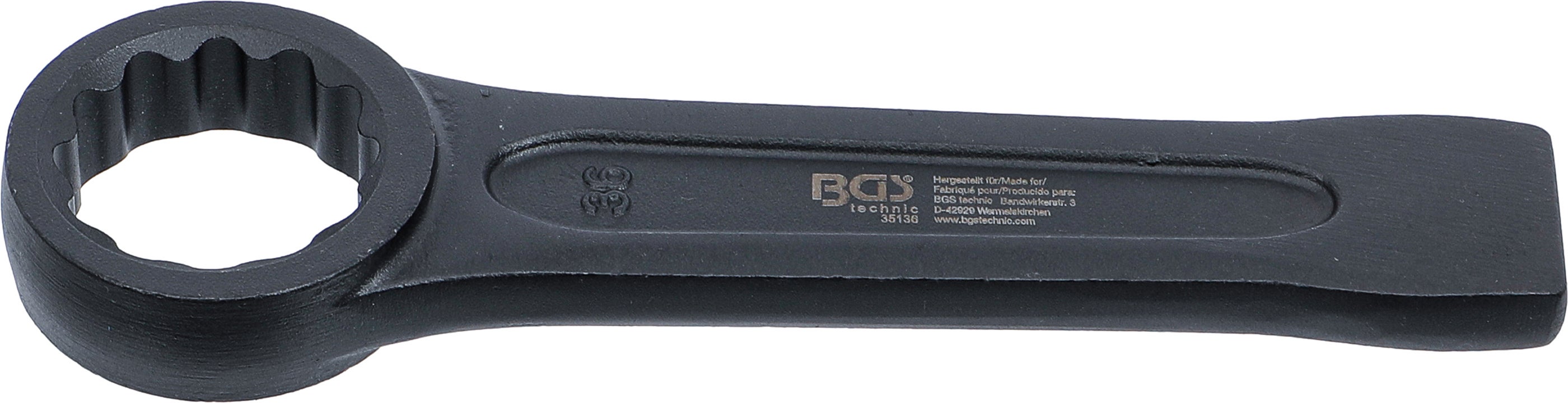 Klucz BGS udarowy pierścieniowy SW 36 mm - 35136