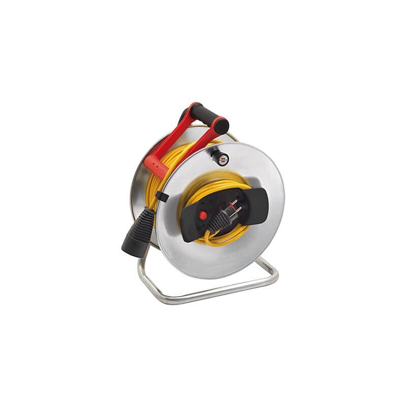 Rallonge électrique - câble orange de 25m H05VV-F 3G1.50 mm²