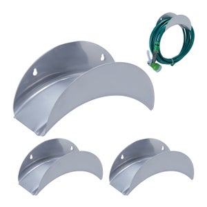 2 Supports De Tuyau Réglables Pour Diam. 107-112 Mm | Fixation Murale Ou Plafond | Acier Galvanisé