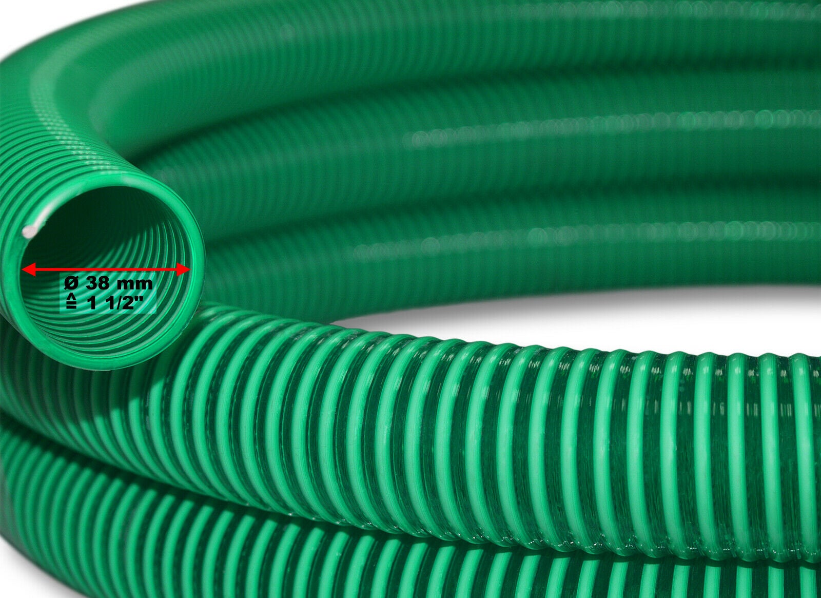 Tubo di aspirazione HBM da 100 mm - 10 metri