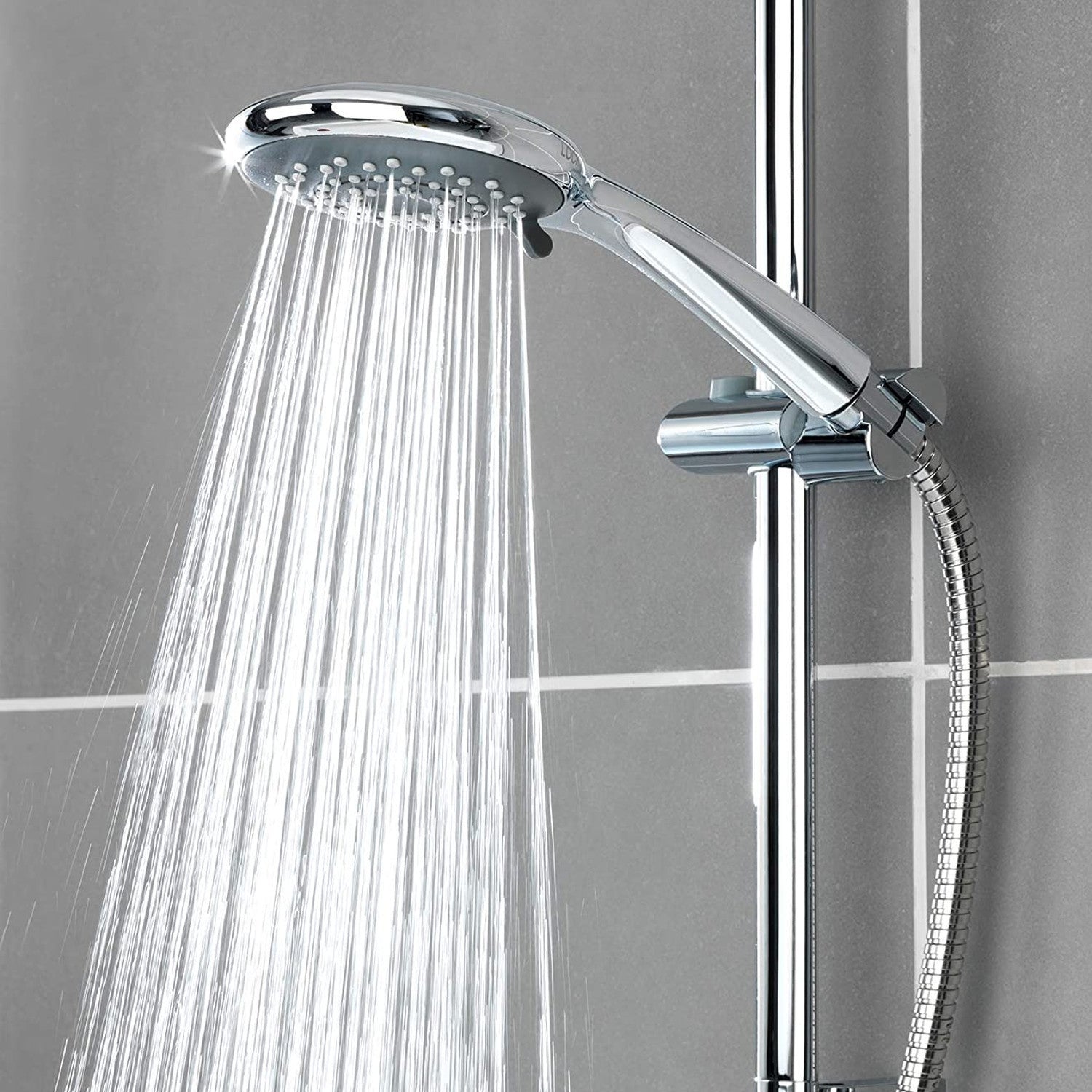 Pomme De Douche Watersaving Gris - 7