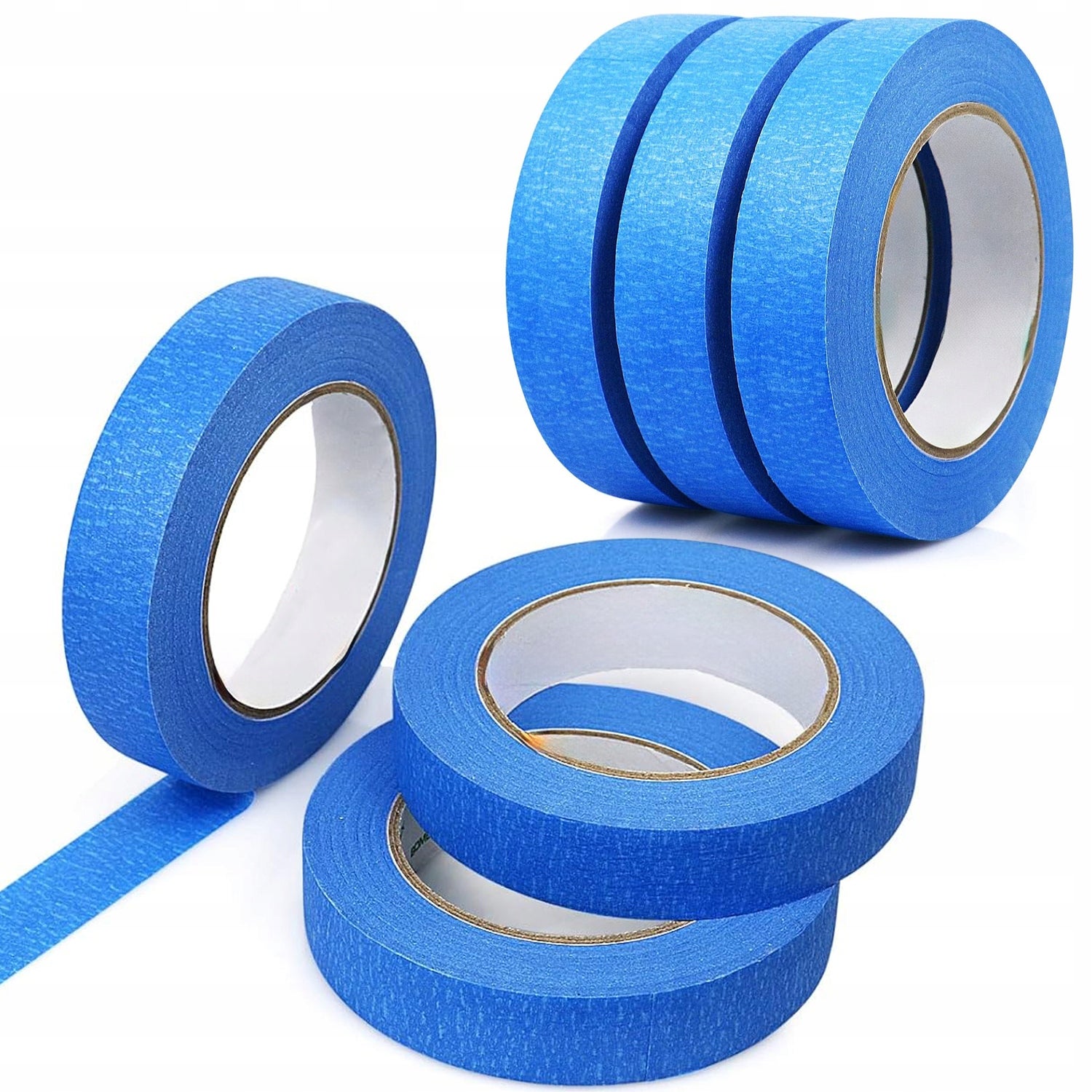 Ruban Masquage Précision – 4 Largeurs 2/3/4/6 Mm – Résistant Chaleur Et Solvants – 18 M Chacun