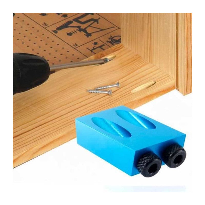 SHOP STORY ANGLE DRILLING Kit de Perçage d Angle 15 Degrés pour le Bois avec Guide Gabarit Mèches et Trous 6 8 10 mm - 2