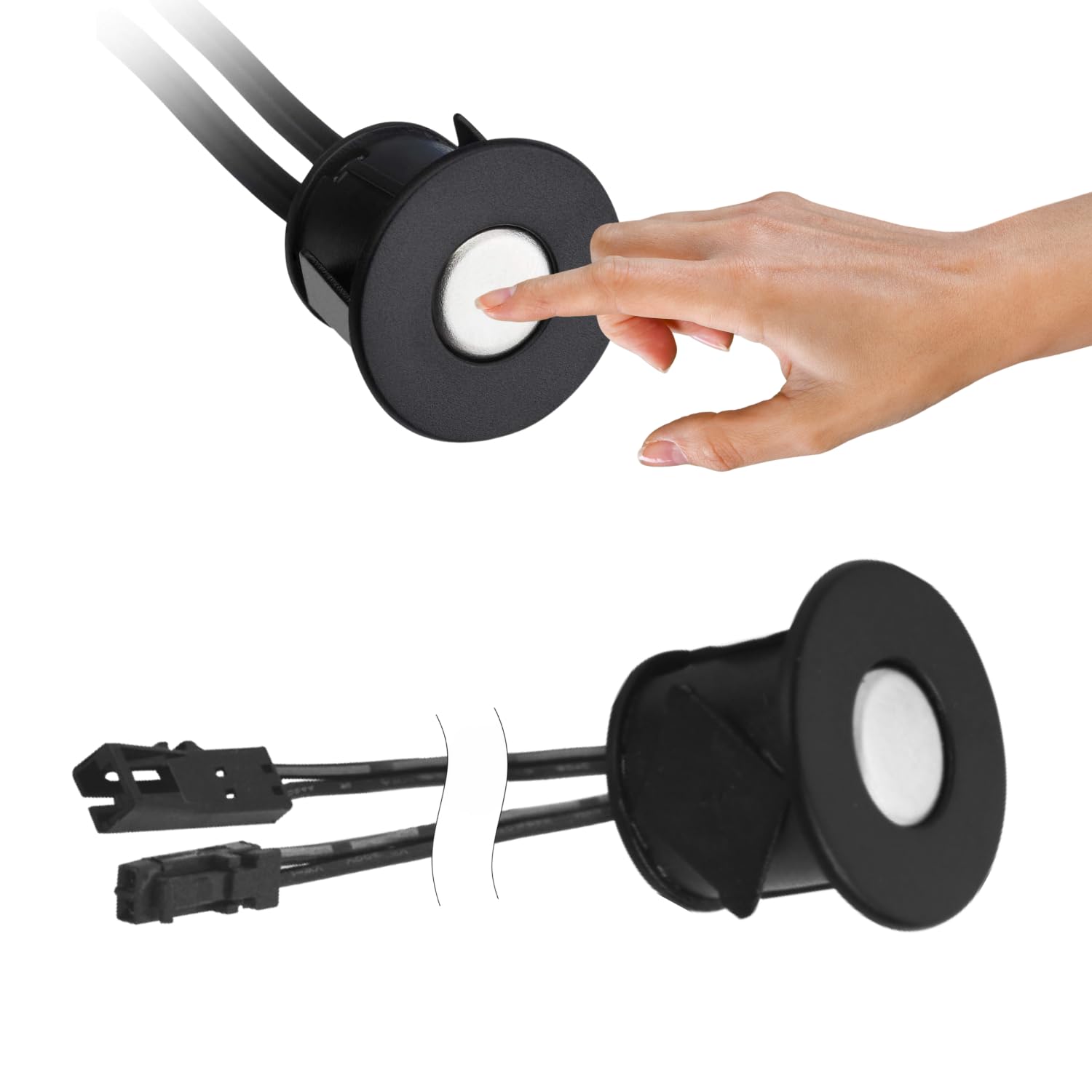 INTERRUTTORE TOUCH DIMMER Per Striscia A LED 12v 24v 10A Pulsante - Foto 3