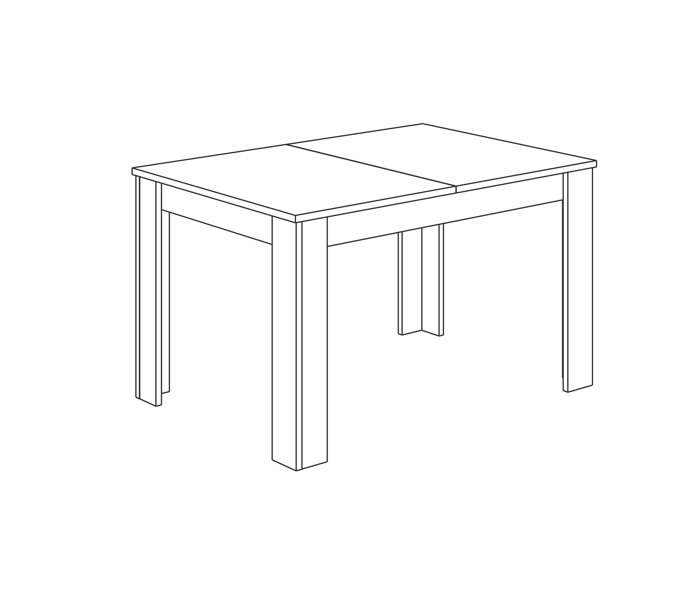 Table à manger THEA extensible L140/190cm - Blanc brillant - 10