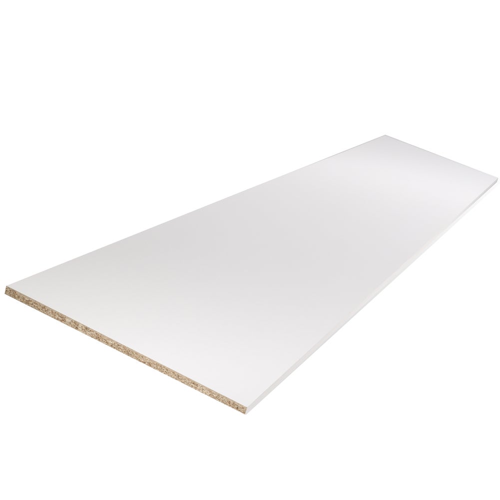 Tablette mélaminé blanc 2000 x 600 x 16 mm - PEFC 75% - 2