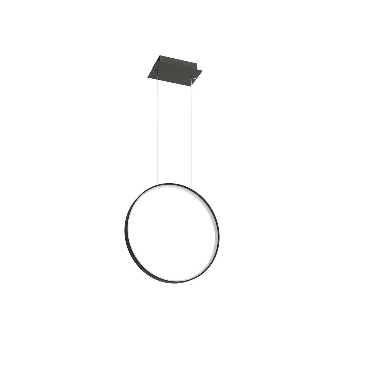 Lampa wisząca RIO LED 23W Ciepła biel 3041lm czarna wym: 150 x 55 x 16 cm Thoro Lighting