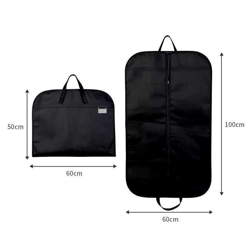 Housses de Costume Noires, 60x120 cm, Anti-Poussière, Sac