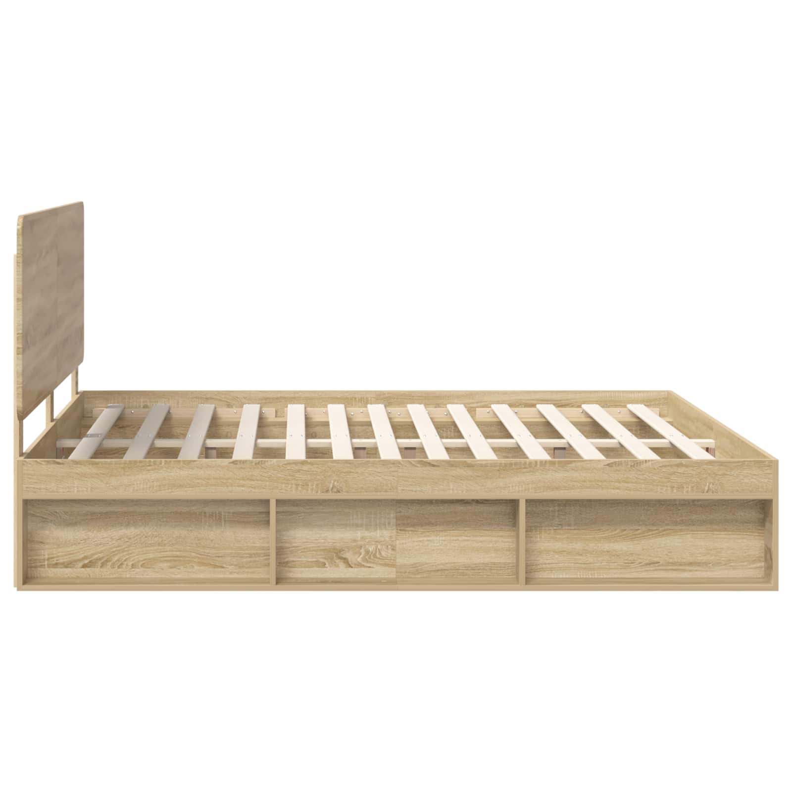 Cadre de lit 180 x 200 cm bois de pin massif - 8