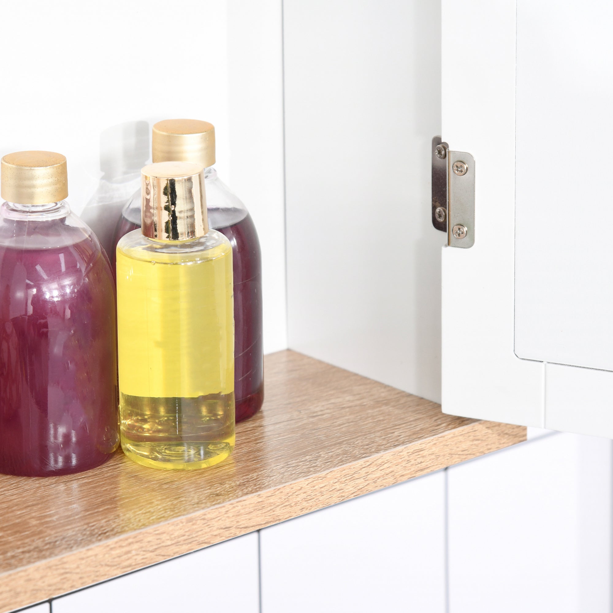 Armoire murale avec miroir MDF 2 portes KLEANKIN - 8