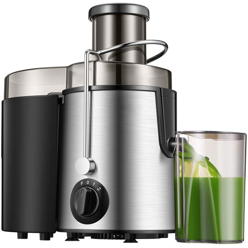 Centrifugeuse Extracteur De Jus 400W – Grande Bouche 65 Mm, 3 Vitesses, Nettoyage Facile