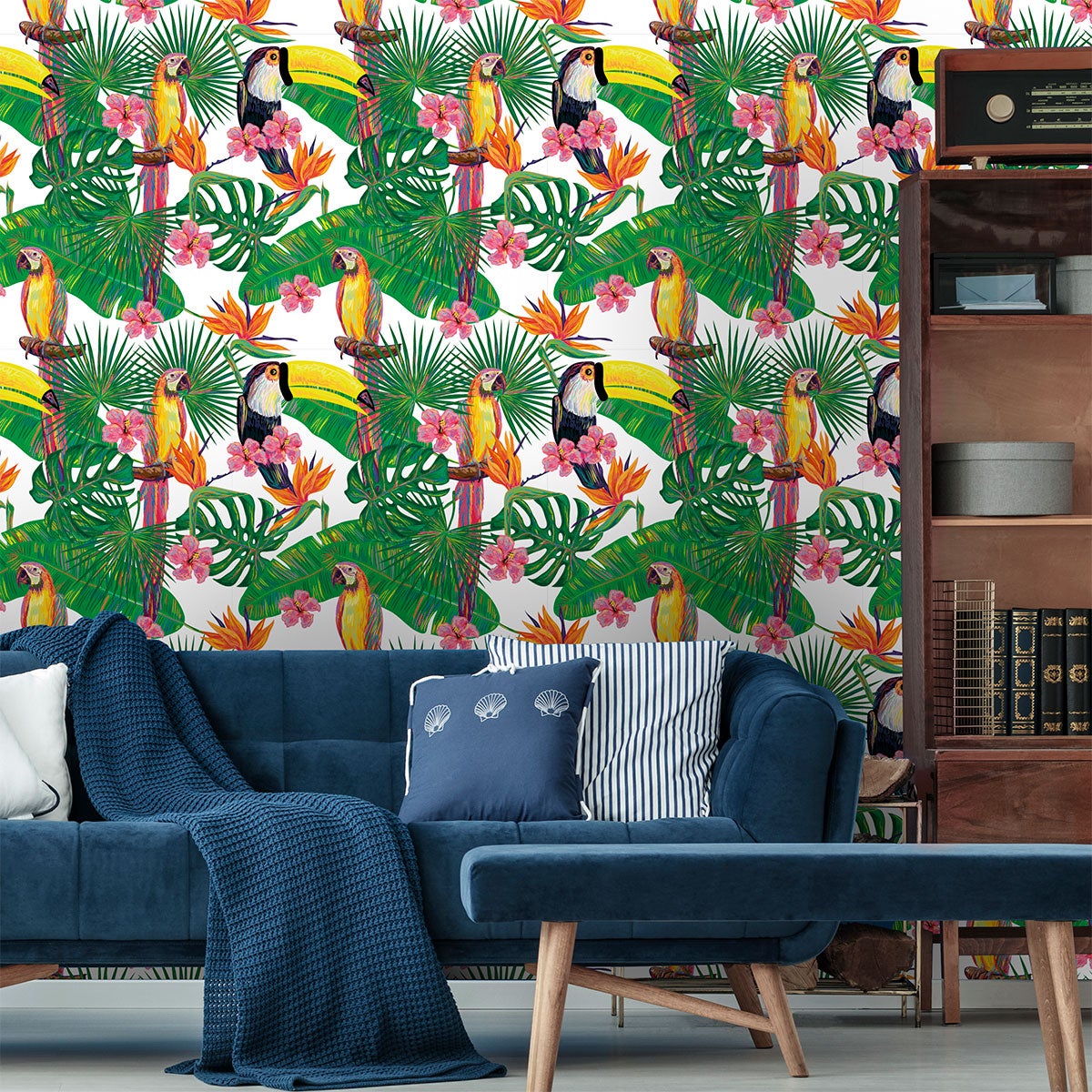 Adesivo arazzo tropicale Bogota - Sticker adesivo - adesivi murali - 40x40cm - 5