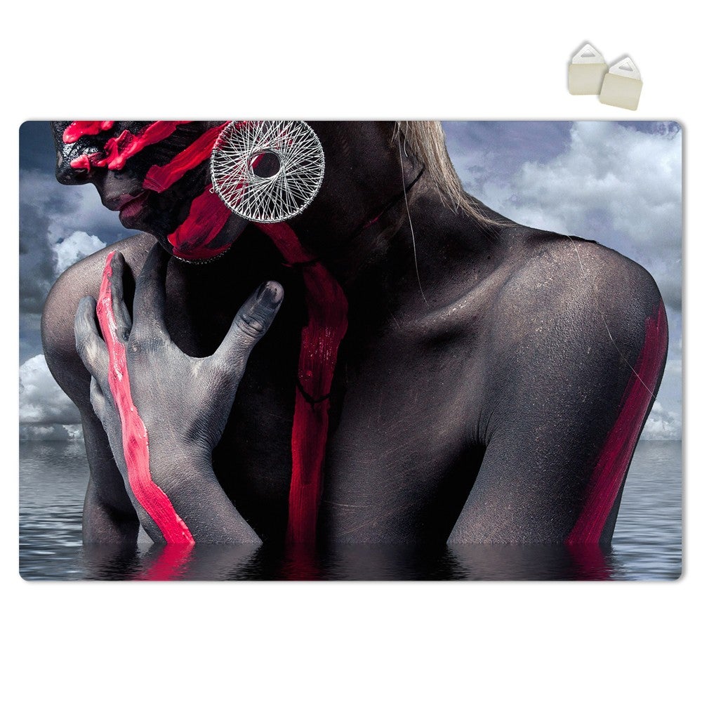 Mujer fantasía - cartel con estructura de pvc forex expandido espesor 3 mm - dimensiones 100x70 cm